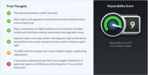 <br />
        iFixit очень высоко оценивает ремонтопригодность Mac Pro<br />
    