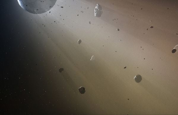 <br />
Найден неуловимый след астероидной пыли<br />
